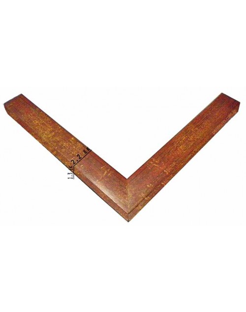 Κορνίζα ξύλινη 2,2 εκ. κόκκινη 201-34